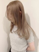 ペレ 梅田(PELE)&nbsp;くびれヘア／アプリコットオレンジ/夏のヘアアレンジ/梅田