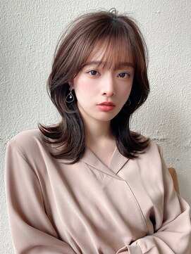 アフロート エル 錦糸町(AFLOAT L) 2wayバングで小顔効果！フェイスレイヤーで作るくびれヘア