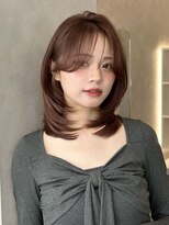 オムニス 表参道(Omnis)&nbsp;ハイレイヤーミディアムレイヤー小顔顔周りレイヤーイメチェン