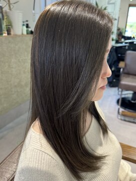 グッドライフヘアー(GOOD LIFE hair) 『艶カラー×オリーブグレージュ』