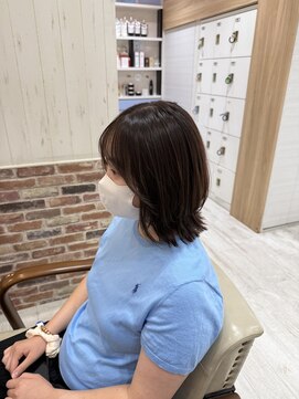 ソワン ドゥ ブレス 立花店(soin de brace) ボブレイヤー/レディースカット/尼崎/黒髪/小顔