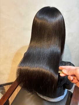 オースト ヘアー ステラ 新宿店(Aust hair Stella) 髪質改善 /リンゴ幹細胞/酸性ストレート/大人ブラウン