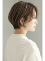 五感鷹匠 髪の診療所&nbsp;毛先だけ曲げるスタイリングのショートです。セットが楽ですよ♪