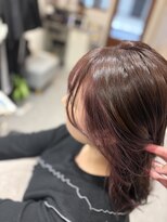 レンネ(Renee) 色気セミロング×ブリーチダブルカラー《インナーカラー》