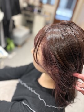 レンネ(Renee) 色気セミロング×ブリーチダブルカラー《インナーカラー》