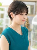 カバーヘア ブリス 志木南口駅前店(COVER HAIR bliss)&nbsp;★ダークアッシュ似合わせカット小顔丸みショート20代30代★2