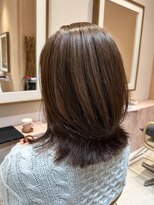 トリコ アヴェダ ららテラス北綾瀬(tricot AVEDA)&nbsp;AVEDAカラーで明るく白髪染め/くびれミディアム/AVEDAカラー