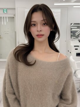 アマトウキョウスマートサロン(AMA TOKYO×Smart Salon) くびれミディアムレイヤー/顔まわりカット/美髪レイヤーカット