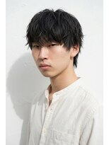 リベルテ グリット(Liberte Grit) 心斎橋メンズシャドウパーマ黒髪ナチュラルマッシュ