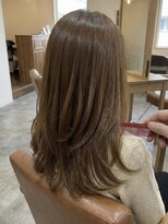 エミュー 大船店(emue) 大船ワンカラーブリーチなしダブルカラーオリーブブラウンカラー