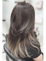 ヘアースタジオ ジェイワン(hair studio J ONE) 30代40代50代/インナーカラー/ウルフレイヤーロング/白髪ぼかし