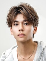 オーシャントーキョーオーバー 渋谷(OCEAN TOKYO OVER)&nbsp;ツーブロックナチュラルダウンパーマシースルーマッシュ