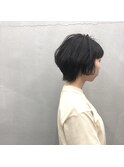 N/92co. ショートウルフ×インナーカラー【ネイビー】