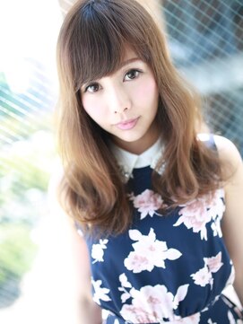 アグ ヘアー ホーリー 新発田店(Agu hair holy) ☆ゆるめウェーブ×斜めバング☆