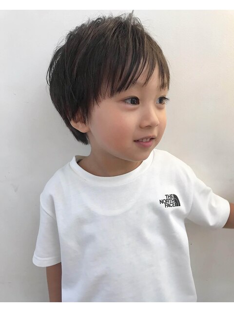 ナチュラルマッシュ　キッズ　男の子　キッズカット　二子玉川