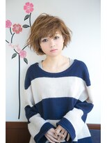 美容室ヘア マックス 鳥取店&nbsp;【美容室へアマックス 釧路】丸みショート 無造作 マッシュボブ
