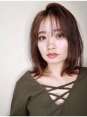 自然体ヘア /小顔/オリーブカラー/ハイライトカラー