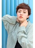 【yuka】ランダムパーマ×ベリーショート 20代30代40代