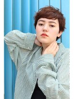 ネイヴィル オモテサンドウ(navile omotesando)&nbsp;【yuka】ランダムパーマ×ベリーショート 20代30代40代