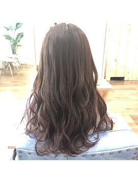 ヘアーズマハロ(hair's Mahalo.) ピンクヴァイオレットインナーカラー