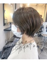 サロンドミルク 溝の口店(salon de MiLK)&nbsp;くびれショート×脱白髪染めハイライト