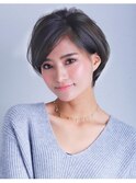 【小鳥居】シルキーベージュ大人可愛いボブショート前上がりボブ