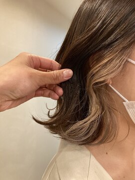 アールヘア(ar hair) インナーカラーベージュ☆