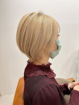 ネイロ 錦糸町(NeiRo)&nbsp;ボブカーキグレージュマッシュショート大人かわいい