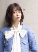 外ハネロングボブ