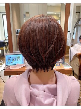 ヘアサロン アティリー(Hair Salon Attirer) 西梅田/ボブ/グレーベージュ/白髪ぼかし【Attirer飯田裕之】