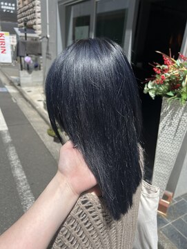 ワンズミラー 立川(ONE'S MIRROR) 青強めブルーブラック/ブリーチ込カラー