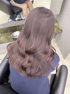 ペレ 栄店(PELE) ウルフ/マチルダボブ/ピンクベージュ/インナーグレージュ/栄