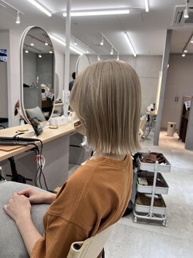 サンド 鹿児島中央(sand) @sei___sandインナーカラー/ブリーチ/ボブ/鹿児島中央駅