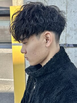 ニアウ 高崎店(Niau) ツイストスパイラルパーマメンズマッシュ眉毛メンズパーマ高崎