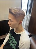 ミルクティーベージュスキンフェード
