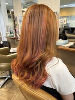 ジェイジェイウィル 一之江店(JJ will)&nbsp;ハイライトオレンジカラー