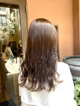 ココカラヘアー ニコ(cococara hair nico) レイヤー/後れ毛/韓国風/透明感/艶カラー/オリーブ/ブリーチなし