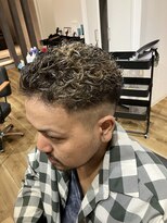 アフィネ ヘアライフデザイン(Affiner HAIR LIFE DESIGN)&nbsp;メッシュフェード極道パーマ