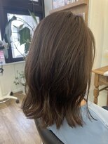 アメリ(Ameri)&nbsp;-Ameri-藤川☆ロブ×グレージュ【浜町/ショート/ボブ/髪質改善】