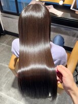似合わせカット髪質改善縮毛矯正メルティカラーフェミニンロング