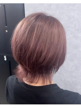 外ハネレイヤーボブ、池袋、ボブウルフ