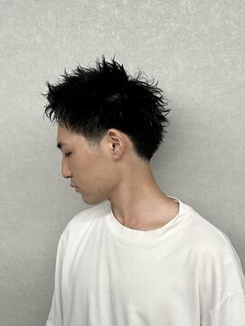 コードバイケンジ 戸塚(CODE by KENJE) スパイキーショート×テーパーフェード