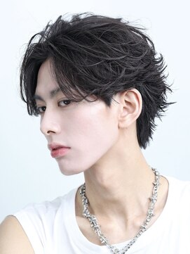 リップス 吉祥寺店 (LIPPS) 長めフェザーショートパーマ毛流れセンターパート吉祥寺