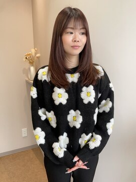 ふんわりレイヤーベージュ