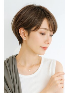 ゲイン(Gain) ショートカット・レイヤーカット×白髪ぼかし