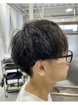 王道刈り上げマッシュ