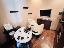 ルカ(LUKA)の雰囲気(個室のシャンプーブースで夢心地の炭酸頭浸浴も楽しめます。♪)