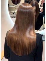 エヌ 大阪梅田店(enu) 【大阪梅田】髪質改善ストレート×グレージュカラー