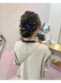暗めカラー/ブリーチなしカラー/ヘアアレンジ/福岡/天神/20代
