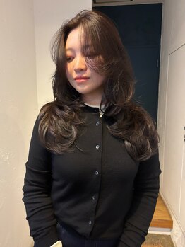 クラフト ヘア デザイン(CRAFT HAIR DESIGN)の写真/最旬！レイヤーカットにデジタルパーマで楽ちんスタイリング！コテ巻き風のデジタルパーマはお任せ！
